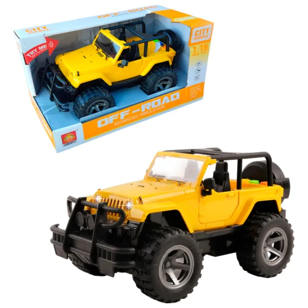 Mașină Wenyi Jeep WY390B Black Yellow photo 3