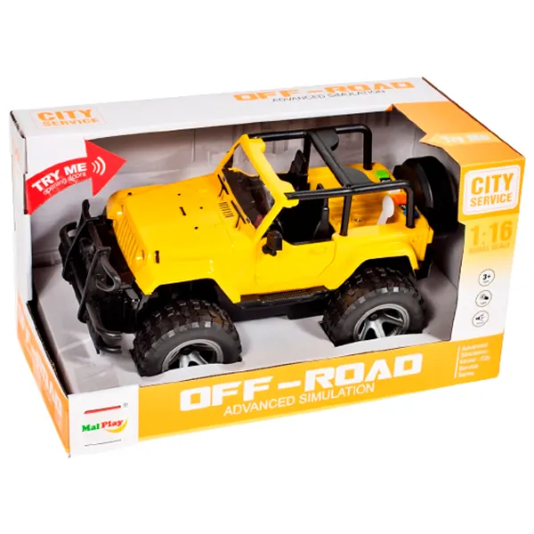 Mașină Wenyi Jeep WY390B Black Yellow photo 4
