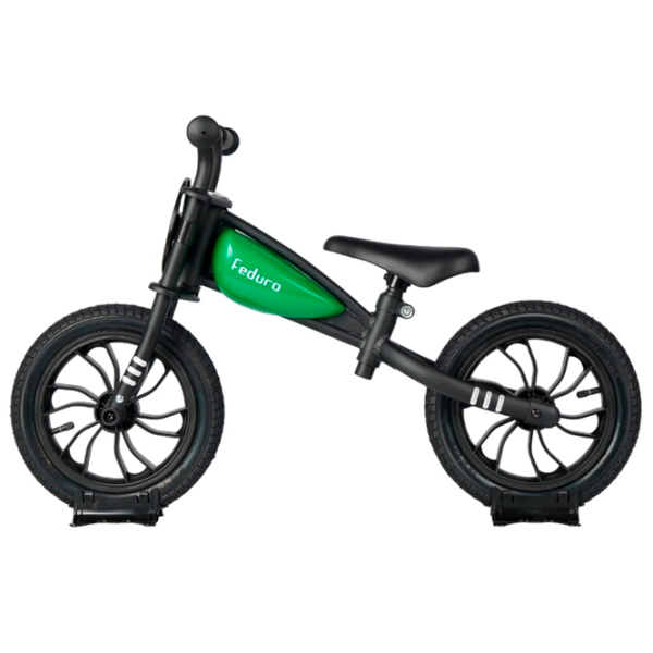 Bicicletă fără pedale Qplay Feduro 12" 12" Metal/ Green Black photo 2 Bicicletă fără pedale Qplay Feduro 12" 12" Metal/ Green Black photo 2