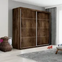 Dulap Prime Furniture Top 25 Plus 150 x 62 x 200 / PAL / Frasin Negru photo 2