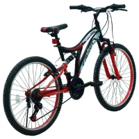 Велосипед Belderia Vision Kings 26" 26" Алюминий/ Черный Красный photo 2