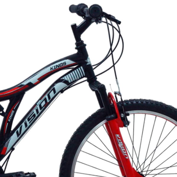 Bicicletă Belderia Vision Kings 26" 26" Aluminiu/ Black Red photo 5 Bicicletă Belderia Vision Kings 26" 26" Aluminiu/ Black Red photo 5