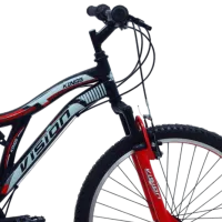 Велосипед Belderia Vision Kings 26" 26" Алюминий/ Черный Красный photo 5