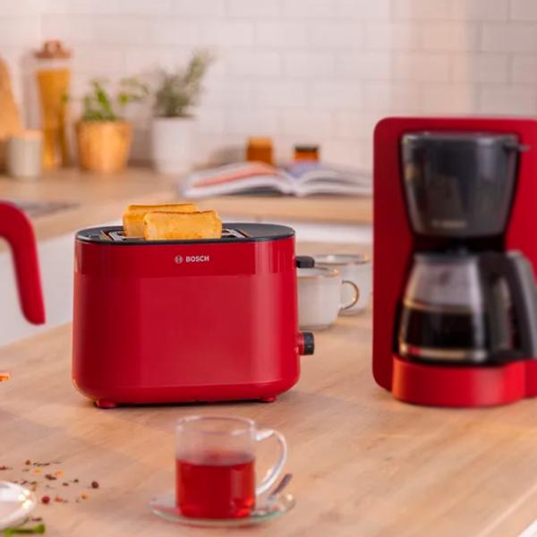 Toster Bosch TAT2M124 Mecanic/ 950 W/ Red photo 5