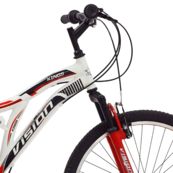 Bicicletă Belderia Vision Kings 24" 24" Aluminiu/ White Red photo 5 Bicicletă Belderia Vision Kings 24" 24" Aluminiu/ White Red photo 5