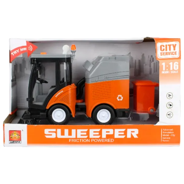 Mașină Wenyi Ride-on Sweeper WY680A Gray Orange photo 4 Mașină Wenyi Ride-on Sweeper WY680A Gray Orange photo 4