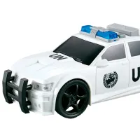 Mașină Wenyi Police Car WY500C Black White photo 2