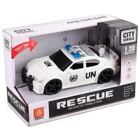 Mașină Wenyi Police Car WY500C Black White photo 4