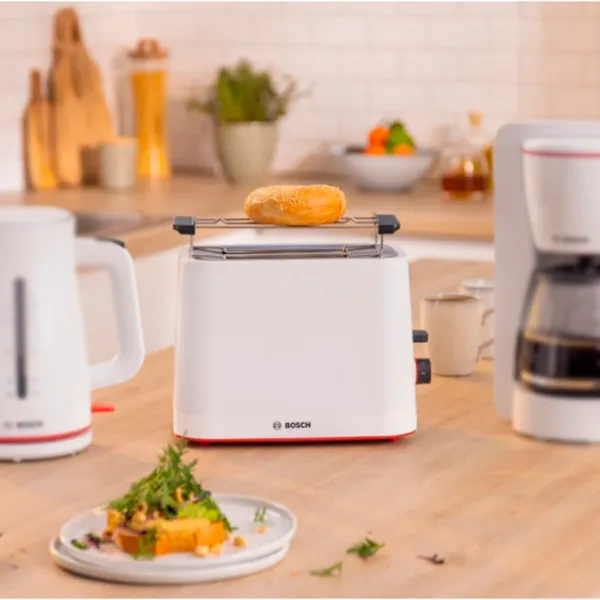 Тостер Bosch TAT3M121 Механическое/ 950 Вт/ Белый photo 3