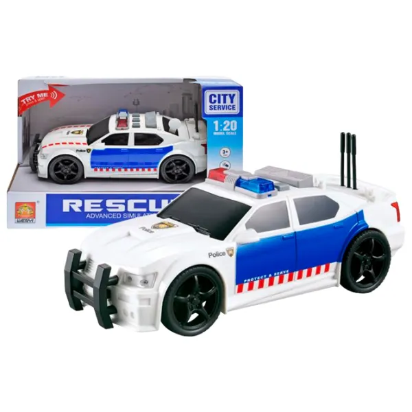 Машинка Wenyi Police Car WY500D Черный Белый photo 3 Машинка Wenyi Police Car WY500D Черный Белый photo 3