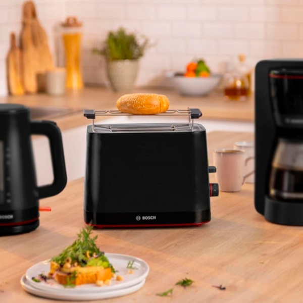 Тостер Bosch TAT3M123 Механическое/ 950 Вт/ Черный photo 3