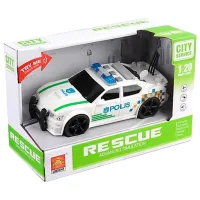 Mașină Wenyi Police Car WY500E Green White photo 4
