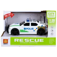 Mașină Wenyi Police Car WY500E Green White photo 5
