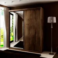 Шкаф Prime Furniture Top 23 150 x 62см x 200 / ЛДСП / Черный Ясень photo 2