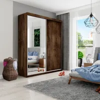 Шкаф Prime Furniture Top 23 150 x 62см x 200 / ЛДСП / Черный Ясень photo 3