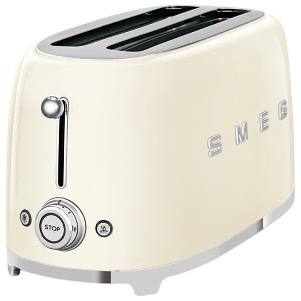 Тостер Smeg TSF02CREU Механическое/ 950 Вт/ Бежевый photo 2