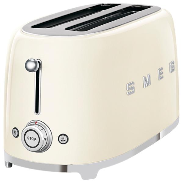 Тостер Smeg TSF02CREU Механическое/ 950 Вт/ Бежевый photo 2