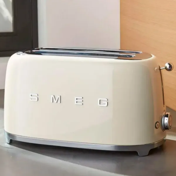 Тостер Smeg TSF02CREU Механическое/ 950 Вт/ Бежевый photo 5