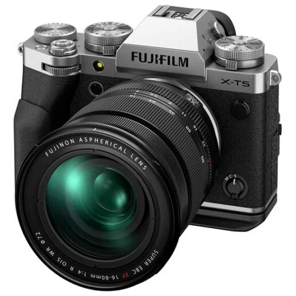 Фотоаппарат FujiFilm X-T5 XF16-80mmF4 R OIS WR CMOS/ Серебристый photo 5 Фотоаппарат FujiFilm X-T5 XF16-80mmF4 R OIS WR CMOS/ Серебристый photo 5
