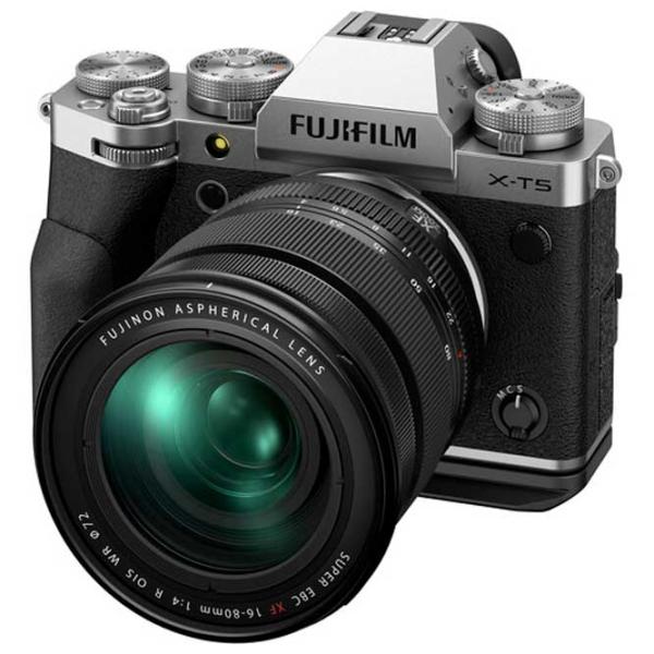 Фотоаппарат FujiFilm X-T5 XF16-80mmF4 R OIS WR CMOS/ Серебристый photo 5 Фотоаппарат FujiFilm X-T5 XF16-80mmF4 R OIS WR CMOS/ Серебристый photo 5