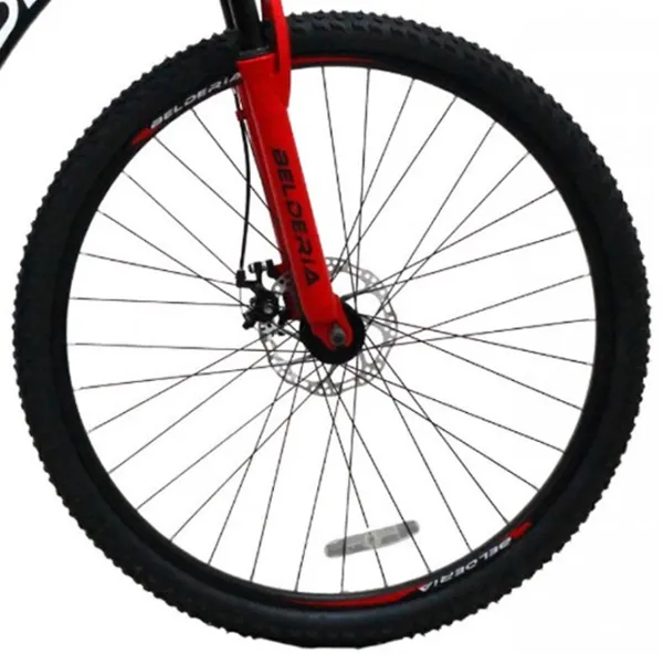 Bicicletă Belderia Camp XC 200 29" 29" Oțel/ Black Red photo 6 Bicicletă Belderia Camp XC 200 29" 29" Oțel/ Black Red photo 6