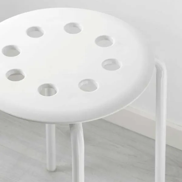 Taburetă Ikea Marius White photo 3