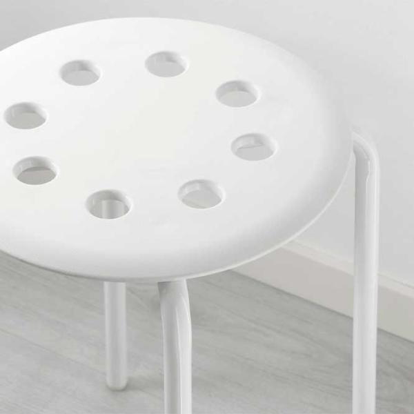 Taburetă Ikea Marius White photo 3