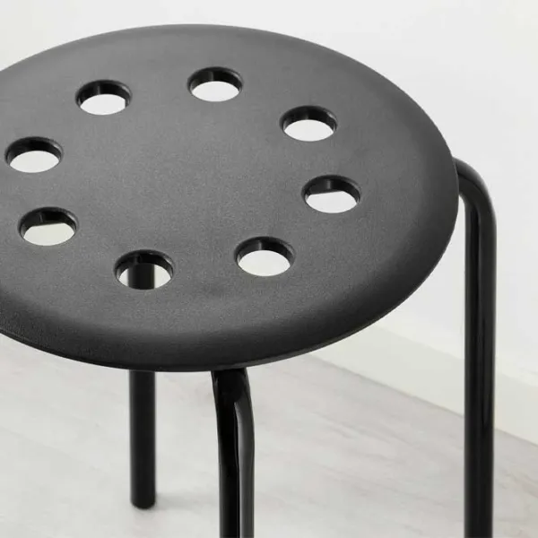 Taburetă Ikea Marius Black photo 2
