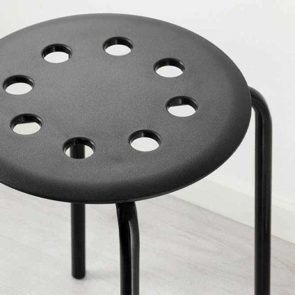 Taburetă Ikea Marius Black photo 2