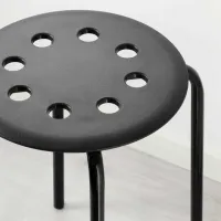 Taburetă Ikea Marius Black photo 2