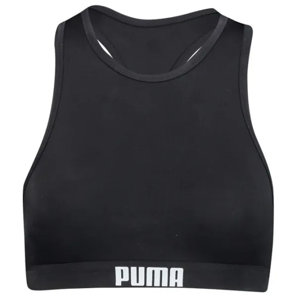 Купальный бюстгальтер для женщин Puma Swim Women Racerback Swim Top 1P XS/ Черный photo 2