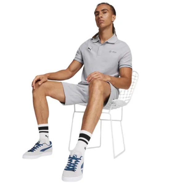 Tricou polo pentru bărbați Puma Mapf1 Silver photo 5