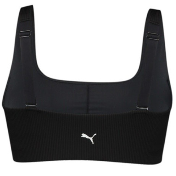 Купальный бюстгальтер для женщин Puma Swim Women Ribbed Scoop Neck Top 1P XS/ Черный photo 2