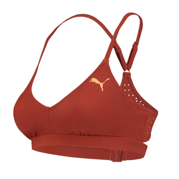 Купальный бюстгальтер для женщин Puma Swim Women Sporty Top 1P XS/ Коричневый photo 2