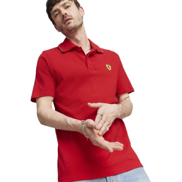 Tricou polo pentru bărbați Puma Ferrari Race Red photo 3