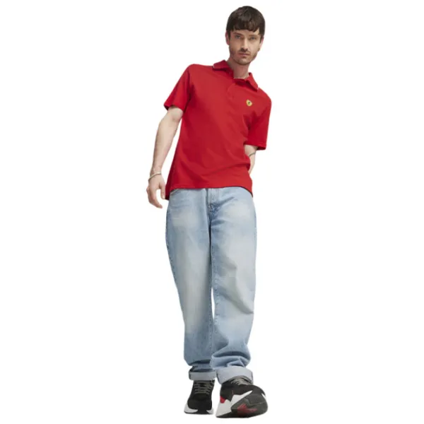 Tricou polo pentru bărbați Puma Ferrari Race Red photo 5