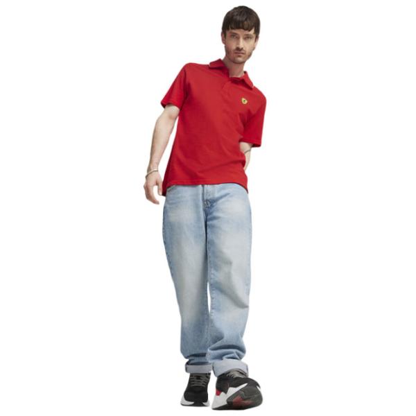 Tricou polo pentru bărbați Puma Ferrari Race Red photo 5