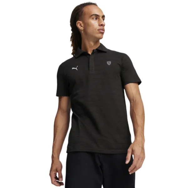 Футболка поло для мужчин Puma Ferrari Style Jacquard Черный photo 3 Футболка поло для мужчин Puma Ferrari Style Jacquard Черный photo 3