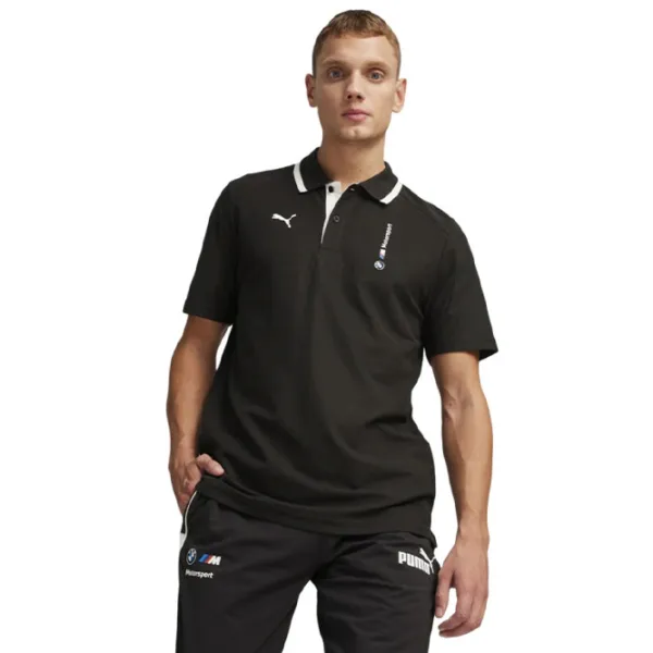 Футболка поло для мужчин Puma Bmw Mms Polo Черный photo 3