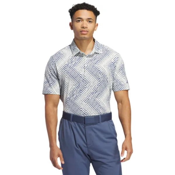 Футболка поло для мужчин Adidas Ult365 Allover Белый photo 3 Футболка поло для мужчин Adidas Ult365 Allover Белый photo 3