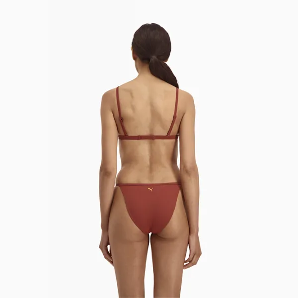 Слипы для женщин Puma Swim Women Ribbed Tanga 1P L/ Коричневый photo 4