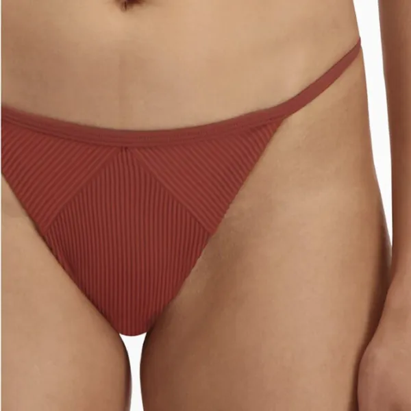 Слипы для женщин Puma Swim Women Ribbed Tanga 1P L/ Коричневый photo 10