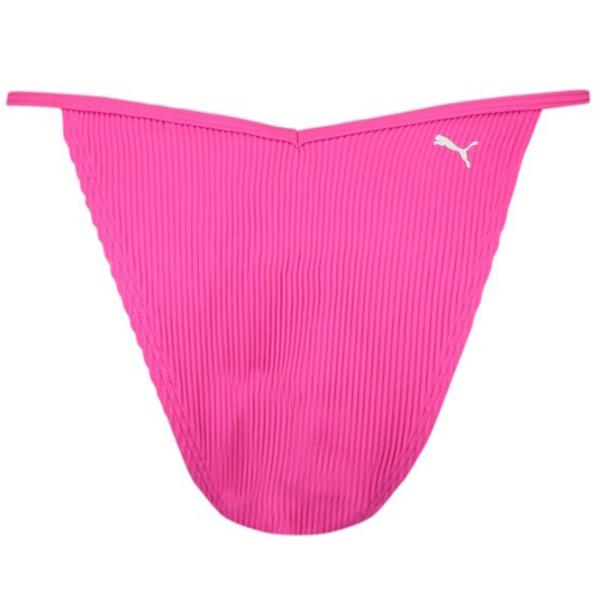 Слипы для женщин Puma Swim Women Ribbed Tanga 1P XS/ Neon Pink photo 2