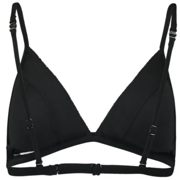 Слипы для женщин Puma Swim Women Ribbed Triangle Top 1P XL/ Черный photo 2