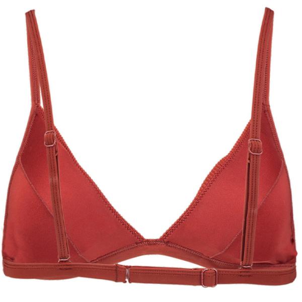 Sutien de baie pentru femei Puma Swim Women Ribbed Triangle Top 1P XL/ Brown photo 2 Sutien de baie pentru femei Puma Swim Women Ribbed Triangle Top 1P XL/ Brown photo 2