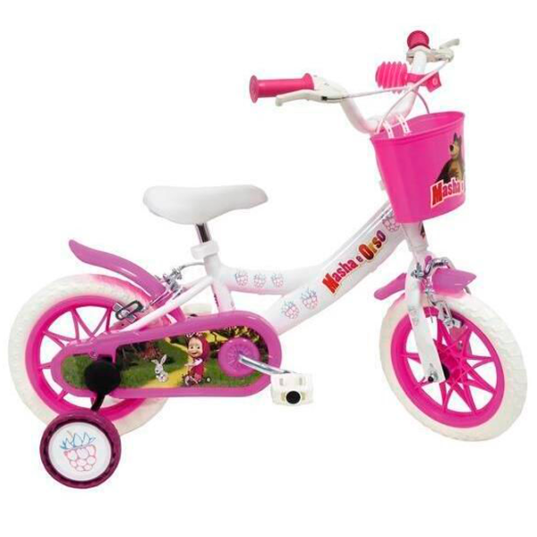 Велосипед Mondo Masha & The Bear 12" 12" Металл/ Белый Розовый photo 2 Велосипед Mondo Masha & The Bear 12" 12" Металл/ Белый Розовый photo 2