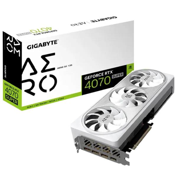 Placă video Gigabyte GeForce RTX 4070 SUPER AERO OC  PCI Express x16 4.0 / 12 GB photo 8 Placă video Gigabyte GeForce RTX 4070 SUPER AERO OC  PCI Express x16 4.0 / 12 GB photo 8