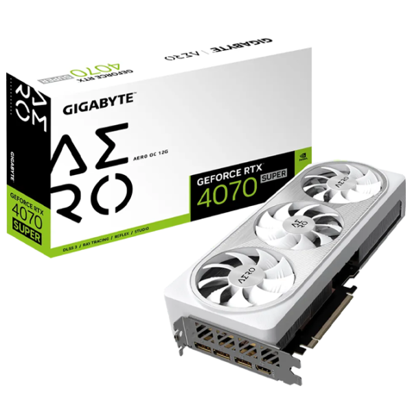 Placă video Gigabyte GeForce RTX 4070 SUPER AERO OC  PCI Express x16 4.0 / 12 GB photo 8 Placă video Gigabyte GeForce RTX 4070 SUPER AERO OC  PCI Express x16 4.0 / 12 GB photo 8