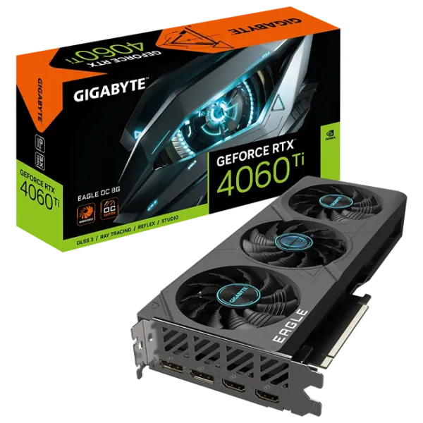 Placă video Gigabyte GeForce RTX 4060 Ti EAGLE OC PCI Express x16 4.0 / 8 GB photo 8