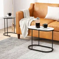 Set măsuțe de cafea Costway JV10742 5682015 White photo 3